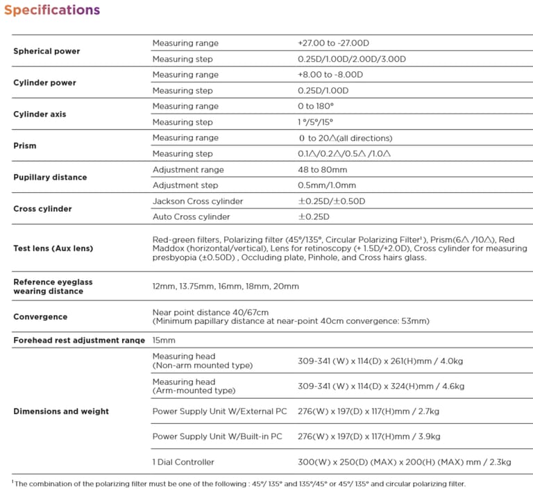 Topcon CV-5000 Digital Phoroptor Automated Vision