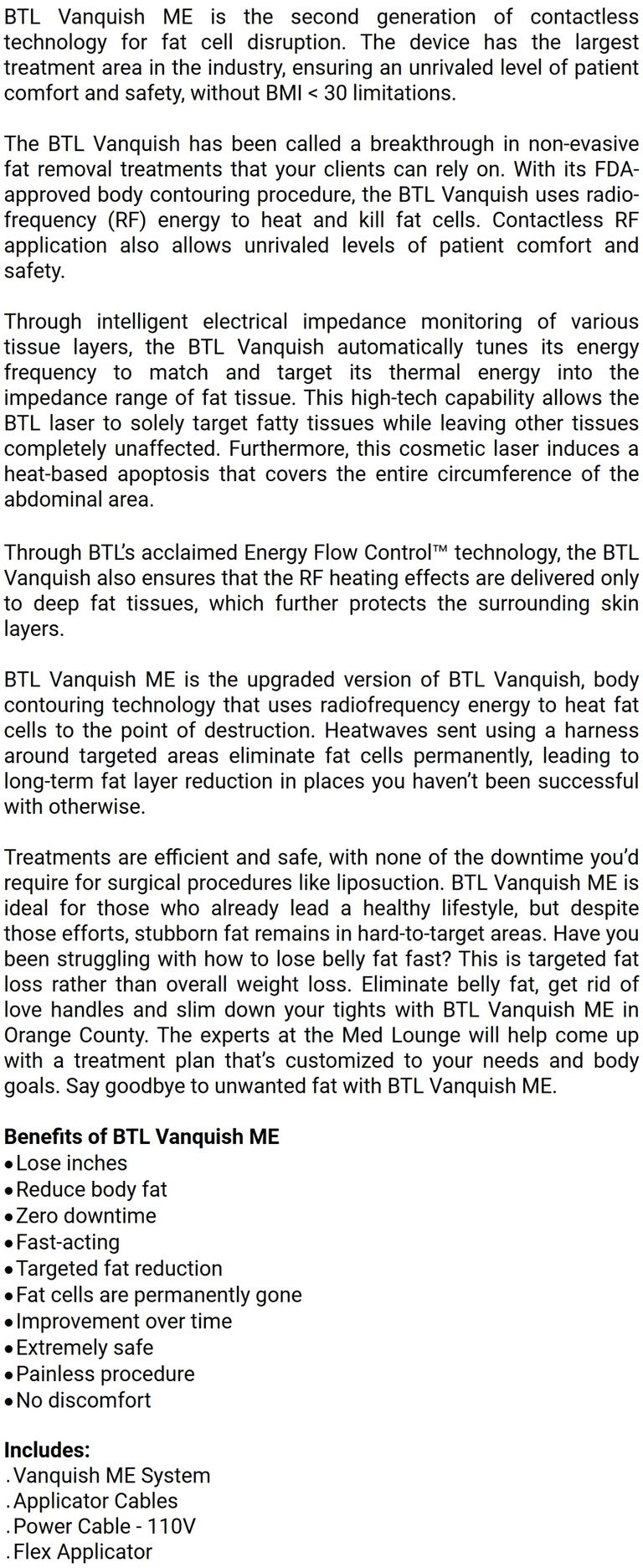 BTL Vanquish ME