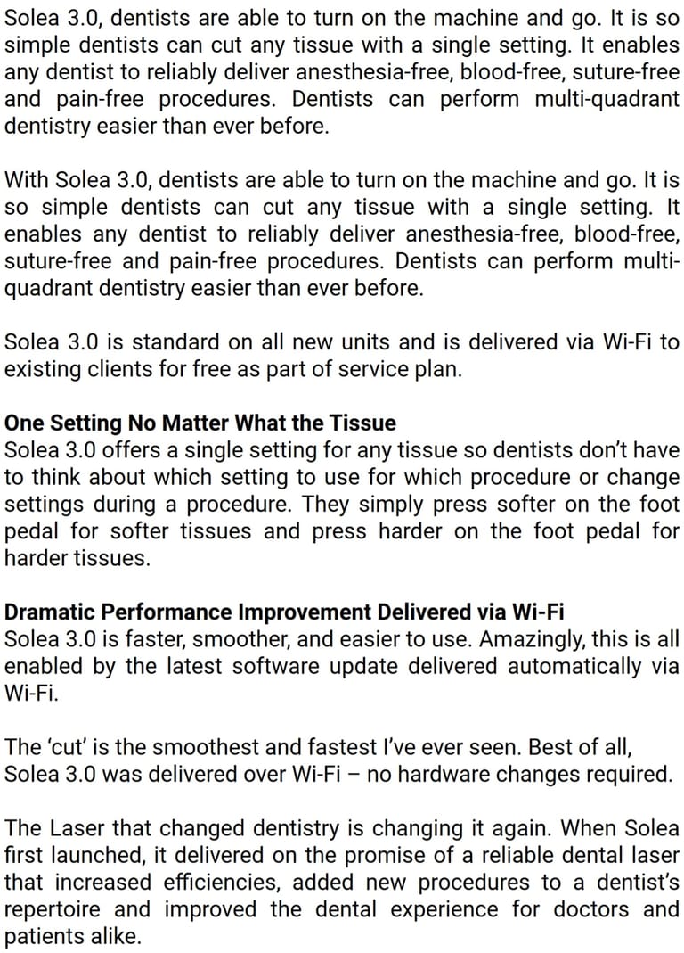 Convergent Solea 3.0