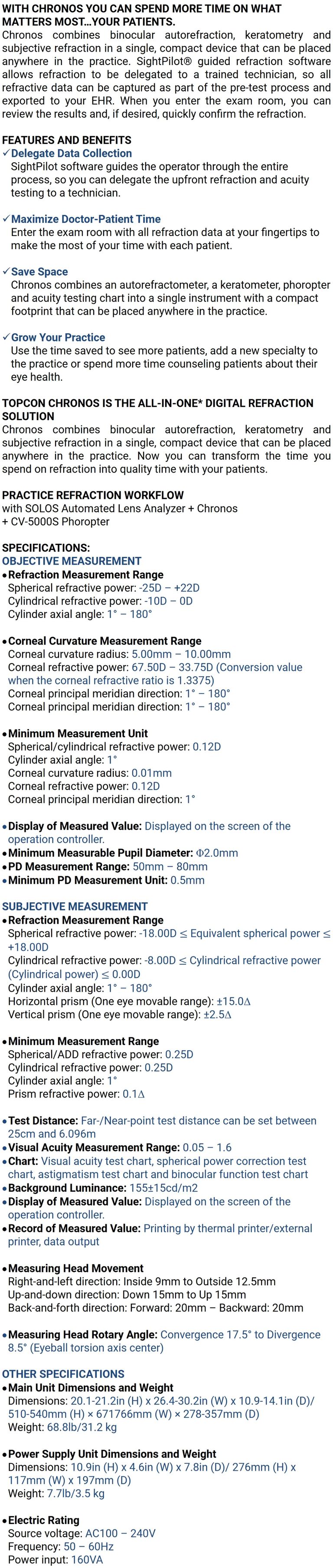 Topcon Chronos