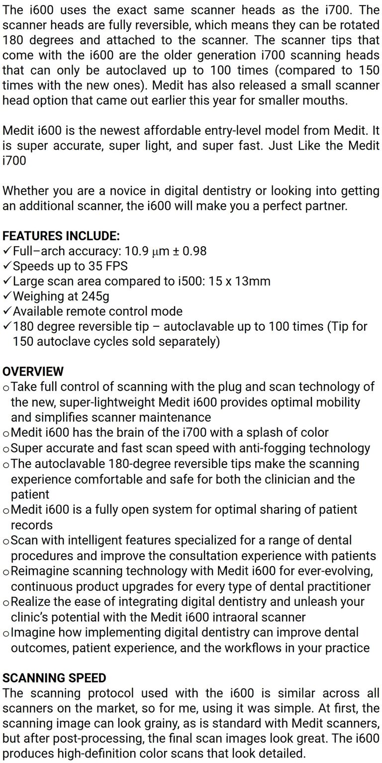 Medit i600
