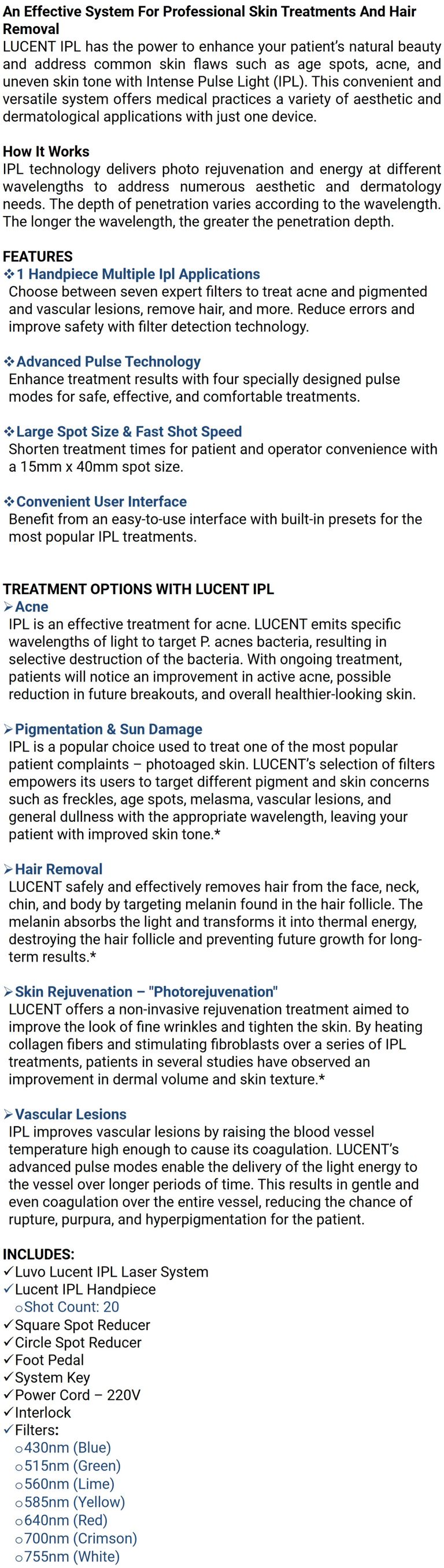 Luvo Lucent IPL