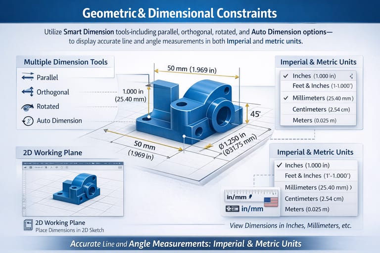 Geometric and Dimensional Constraints Geometric and Dimensional Constraints