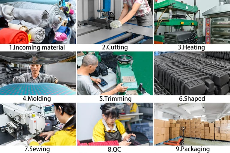 EVA case production process