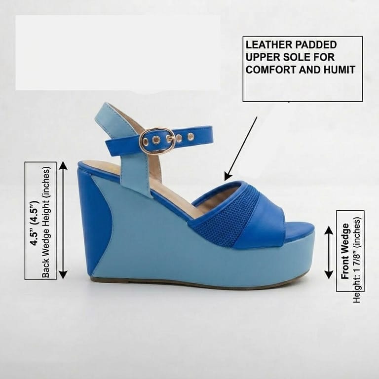 Lucky blue wedge sandal sl by sigalit