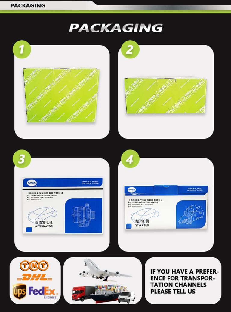 Original Valeo alternator packaging