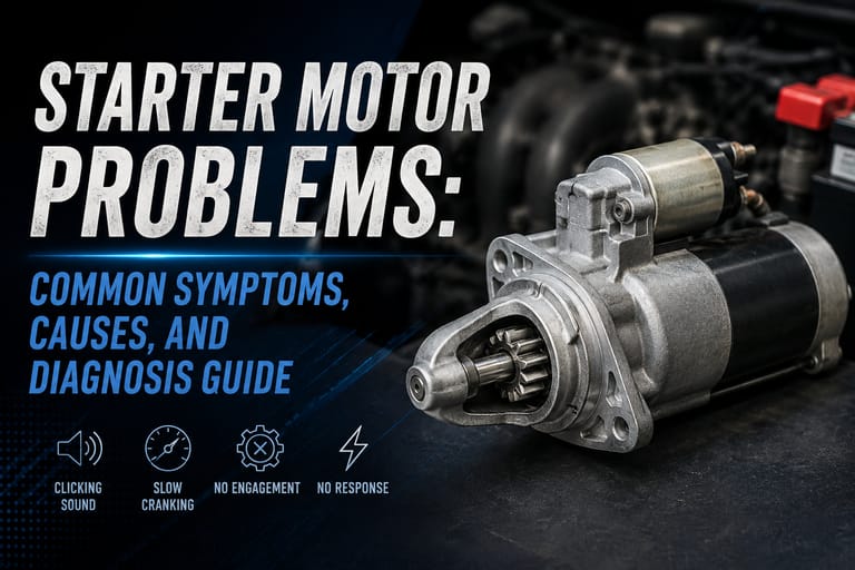 Starter Motor Problems: Symptoms & Diagnosis