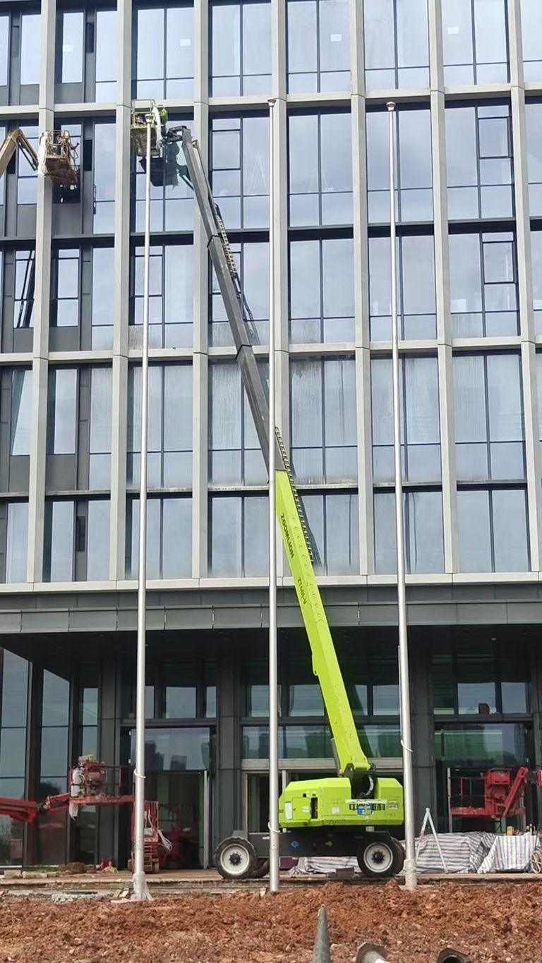 Custom 30m to 60m stainless steel flagpoles made of 304 or 316 material, showing OEM blueprint manufacturing and ODM factory design services.