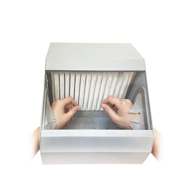 INSA-P16 Dental Dust Proof Operation Box, Internal Working Space for Dental Model Polishing & Sandblasting INSA-P16 Dental Dust Proof Operation Box, Internal Working Space for Dental Model Polishing & Sandblasting