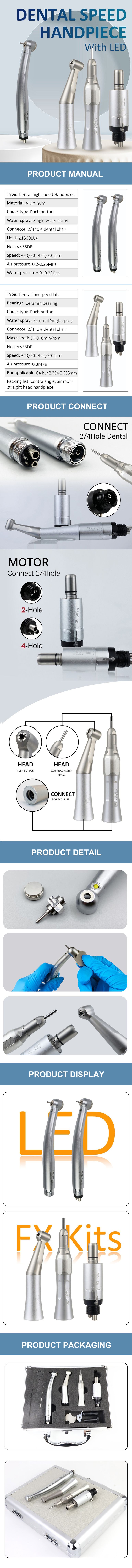 INSA FX Low Speed Dental Handpiece Kit 1:1 push button contra angle straight handpiece air motor set, stainless steel low speed dental handpiece autoclavable at 134°C, E-type connector dental slow handpiece for tooth polishing restoration treatment, technical parameters, assembly display, structure details and aluminum case packaging INSA FX Low Speed Dental Handpiece Kit 1:1 push button contra angle straight handpiece air motor set, stainless steel low speed dental handpiece autoclavable at 134°C, E-type connector dental slow handpiece for tooth polishing restoration treatment, technical parameters, assembly display, structure details and aluminum case packaging