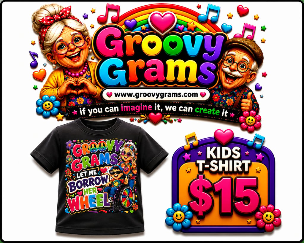 Groovy Grams Kids T-Shirt product image