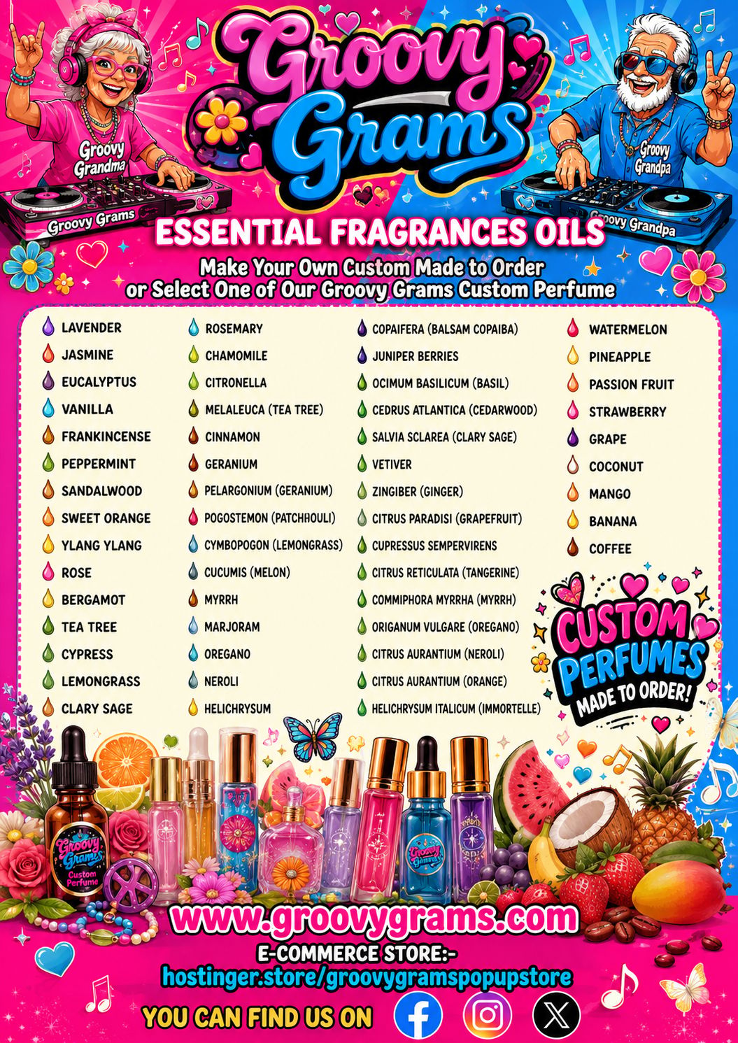 Groovy Grams Essential Fragrance Oils product image