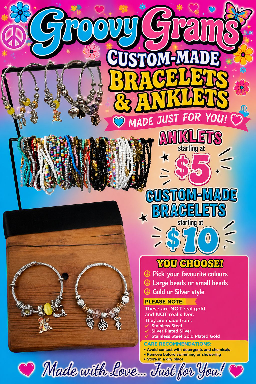 Custom-Made Bracelets & Anklets product image