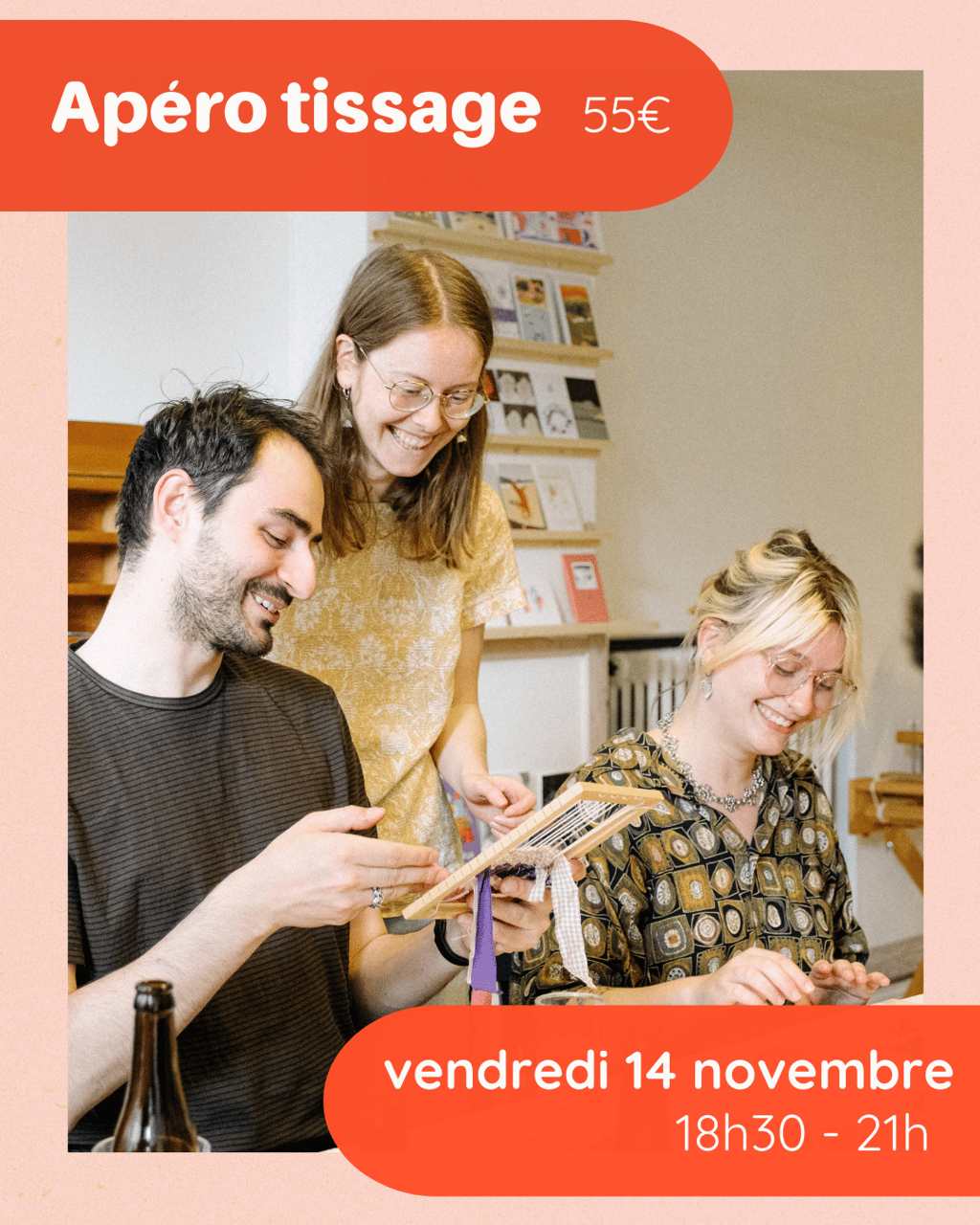 Apéro tissage 14/11/25