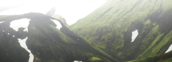 green mountain under white sky during daytime