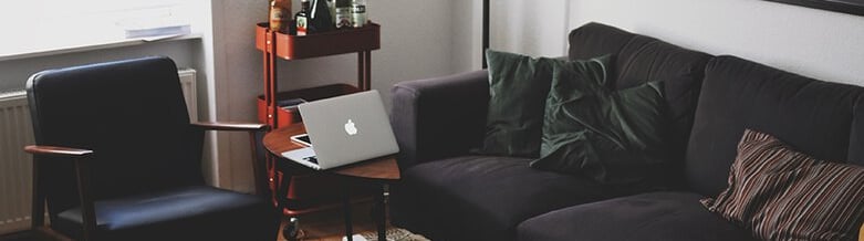 Bright living room with modern inventory