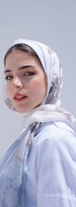 woman in white hijab smiling