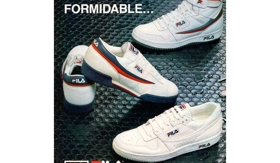 Fila 1986 Vintage Basketball High Tops Sneaker Print Ad Deffest Shop