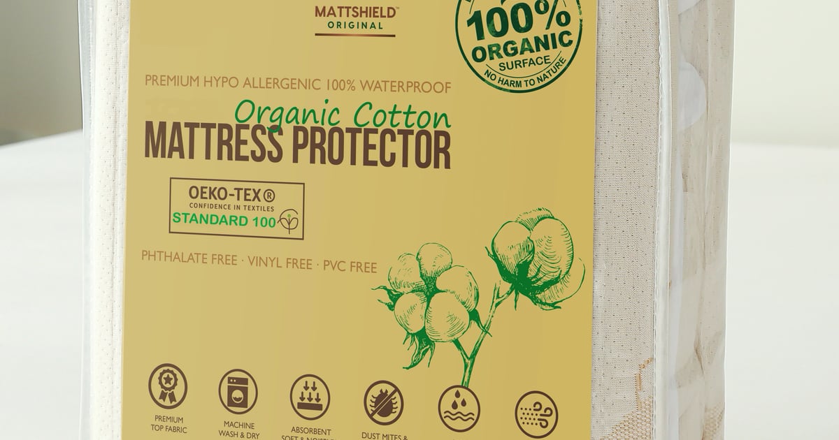 Organic Cotton Dust Mite Mattress Covers 