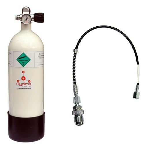 Hydrotech 5 Litre 300 BAR Air Cylinder complete The Bullet Hole Gun