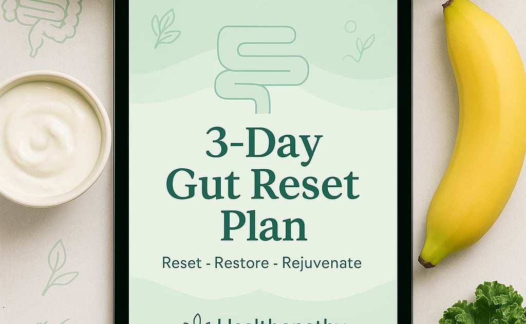 3 Day Gut Reset Plan Healthopathy