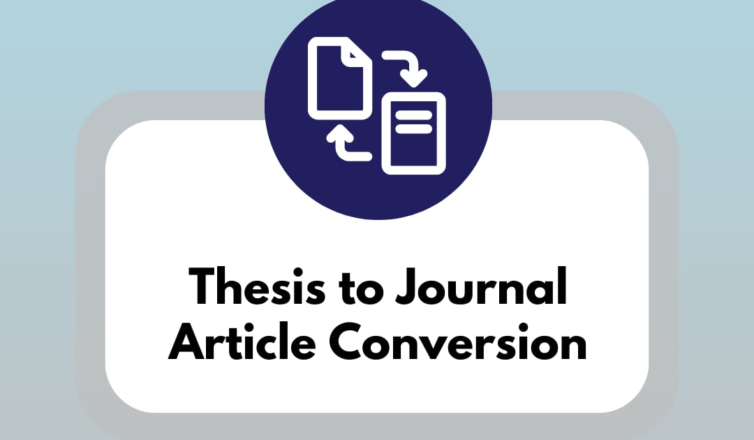 convert thesis to journal article ai