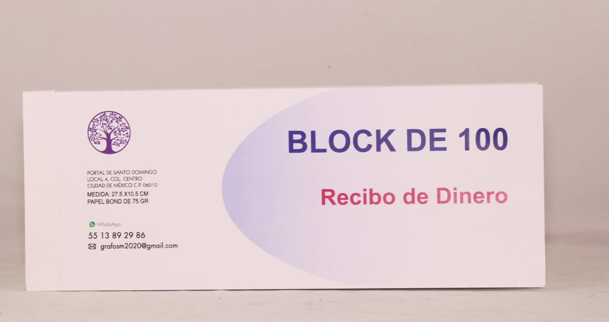 Talón / Block De Recibo De Dinero O De Pagare | Papelería E Impresos