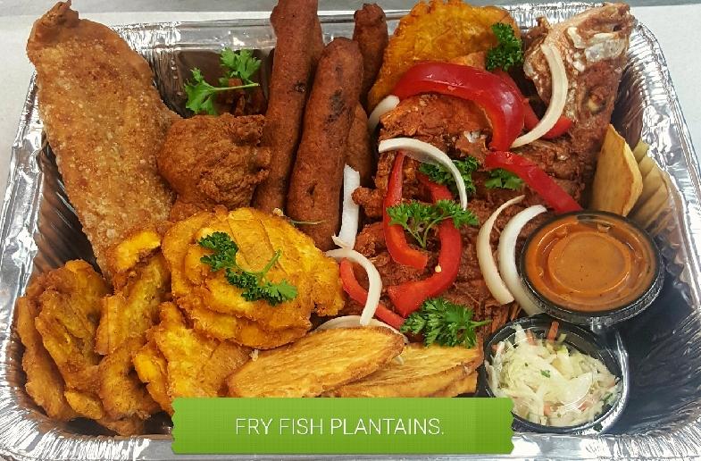 Fish Fritay Platter | Nette's Fresh Fritay & Grille. Caribbean Food Truck