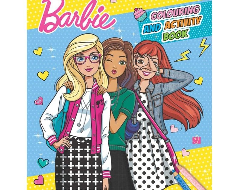 Barbie Colouring and Activity Book Supreme Bookstore Mauritius