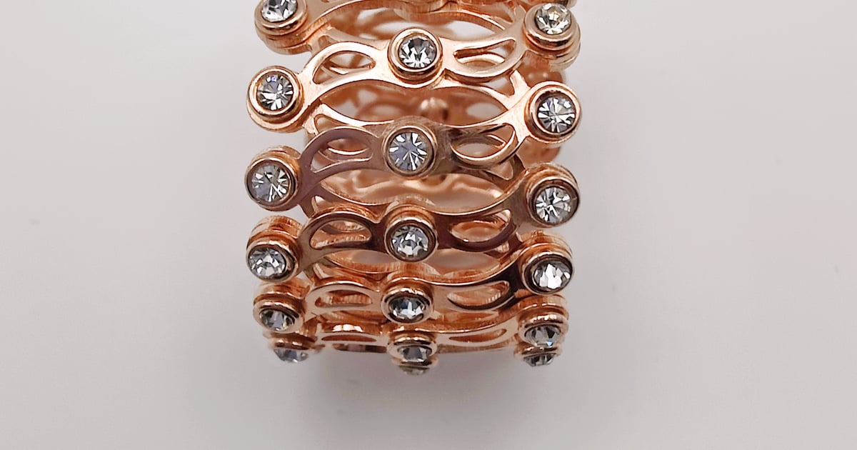 Interchangeable Beautiful Ring to Elegant Delicate Bracelet- Rose Gold ...