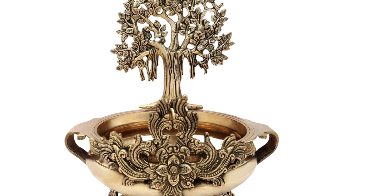 Bodhi Tree Design Urli PIU5043 Prajjwal International Brass and