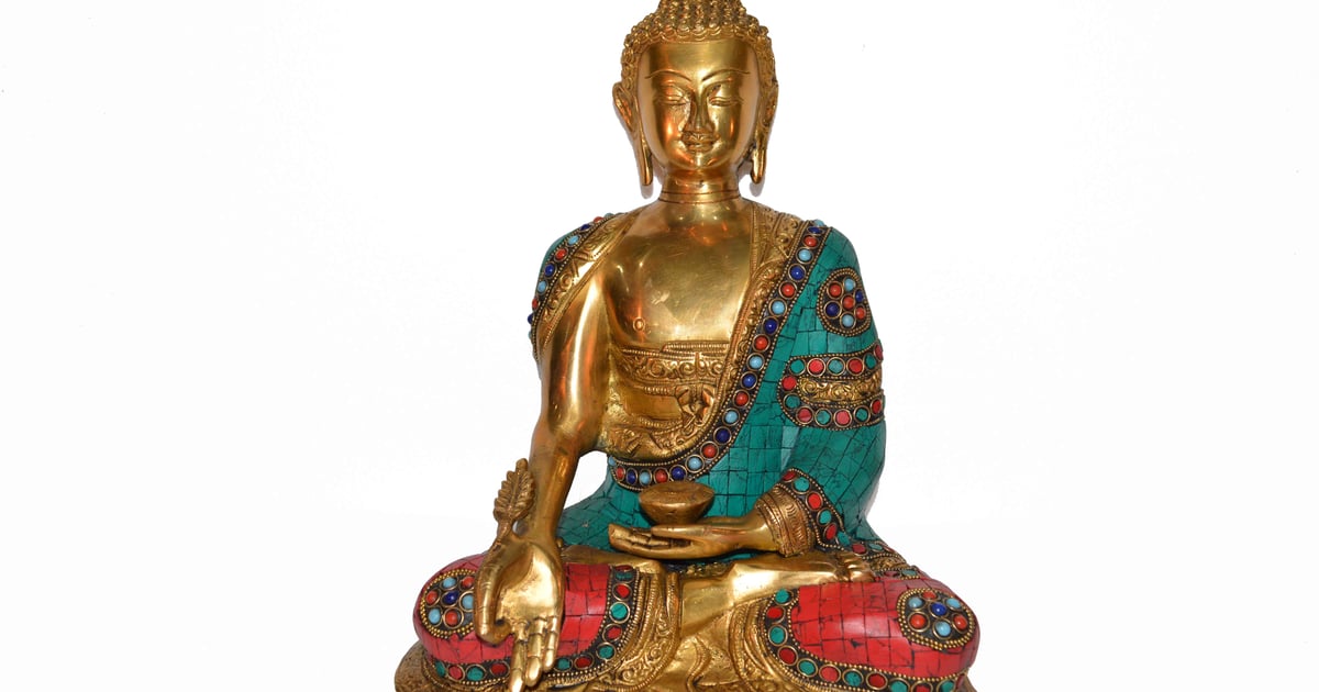 Buddha Brass Statue PIB4019 Prajjwal International Brass and
