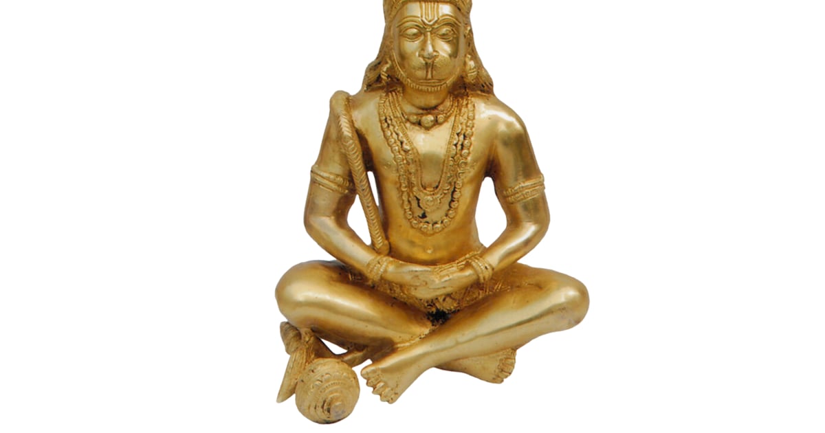 Brass Hanuman Statue PIH6033 Prajjwal International Brass and