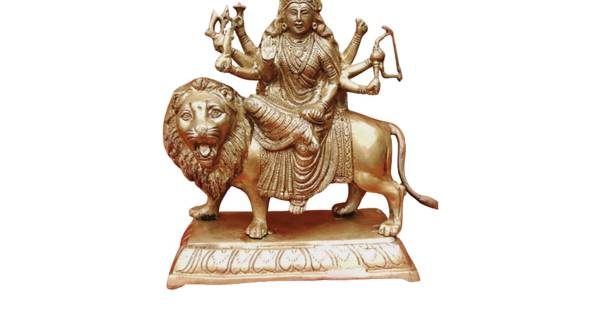 Brass Durga Statue PID1728 Prajjwal International Brass and Bronze