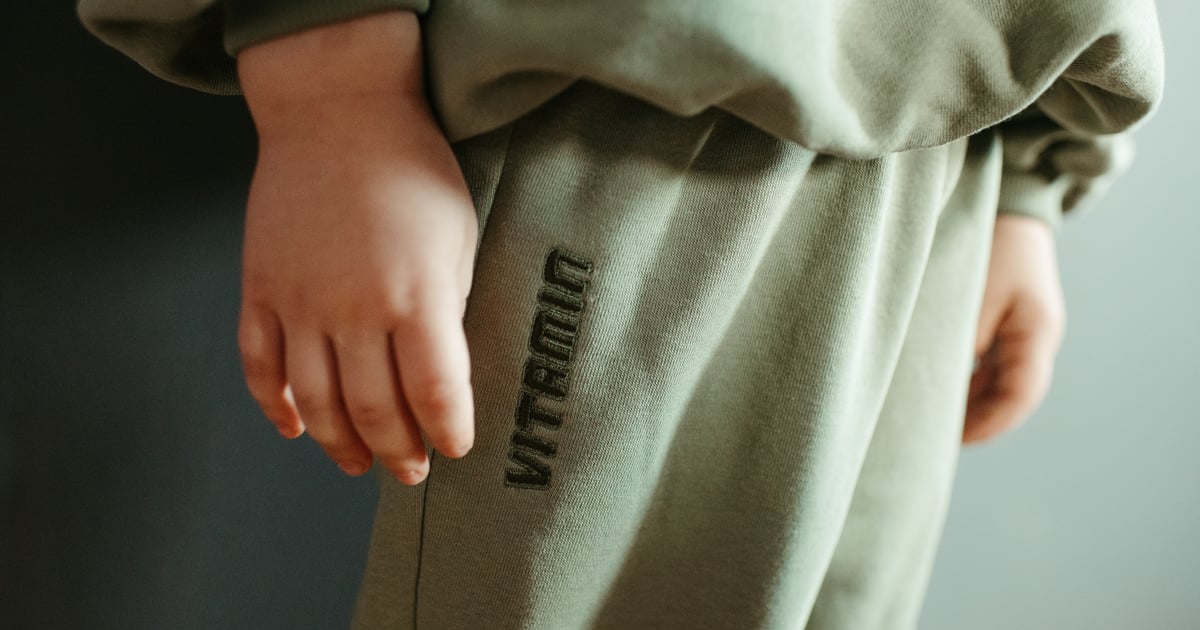 Chunky pistachio colour pants