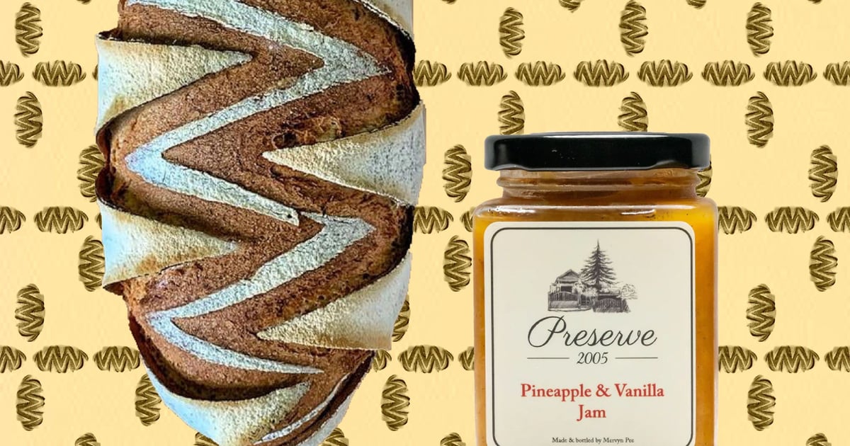 ComeOready Sourdough & Mervyn Pee's Pineapple & Vanilla Jam 200 ml
