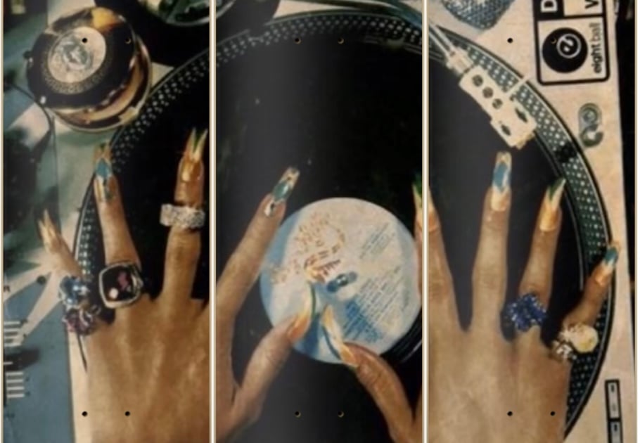 DJ HANDS” | Manic Cherry Skateboard Wall Art