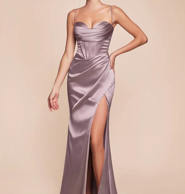 Vestidos Largos Para Damas De Honor Junior Con Hombros Descubiertos Cabernet main image 1
