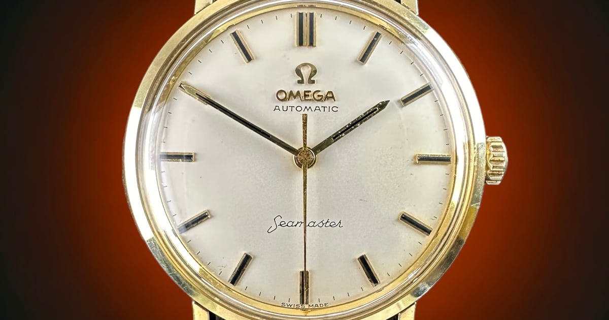 Vintage Omega Seamaster Pre- De Ville Gold Plated 14765 - 34,5mm - 1960 ...