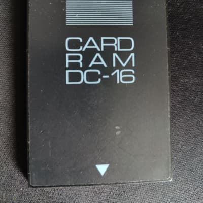KAWAI RAMカード　DC-16 Kawai DC-16 Synthesiser RAM Card mid 90's *****Perfect