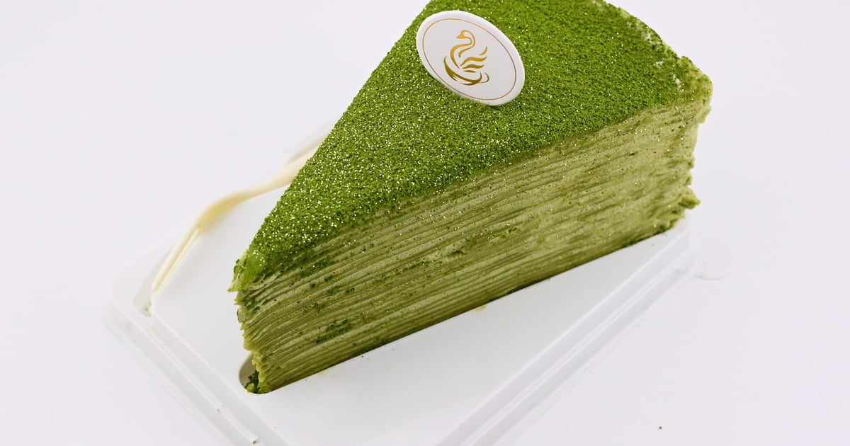 Matcha Crepe Cake Little Swan Bakery