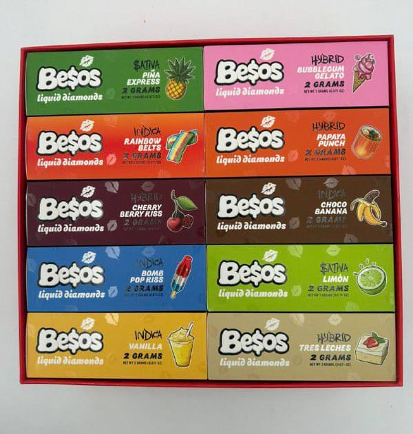 All New Besos Disposables Full Box Official Besos