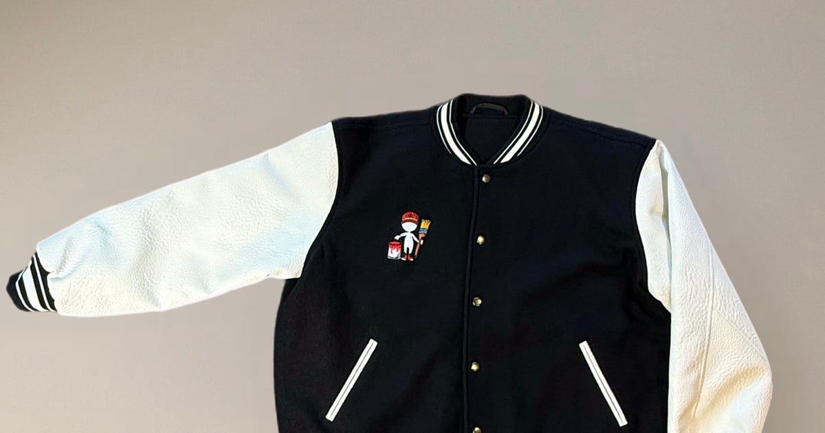 【AFGK x 重盛さと美】 WESTERN VIRSITY JACKET 極上美品！AFGK x 重盛さと美 WESTERN VIRSITY JACKET - メルカリ