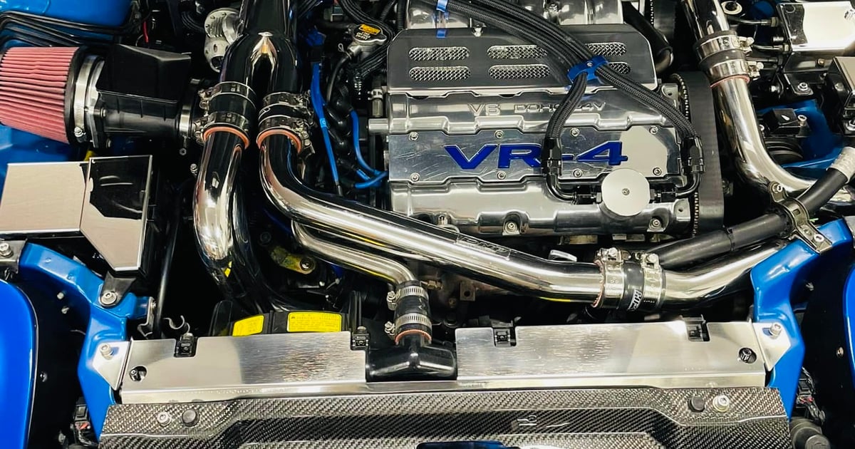 91-1999 3000gt/stealth Radiator frame cover | Nemesis Carbon