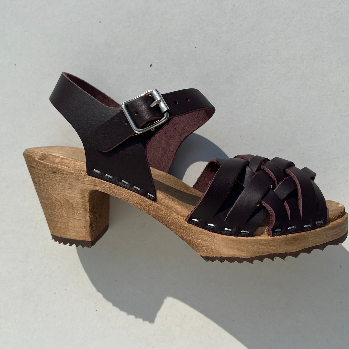 Sandales Suedoises en Semelle Bois Talon Haut et Bas Avec mes sabots sabots suedois sandales suedoises sabot sandale accessoire