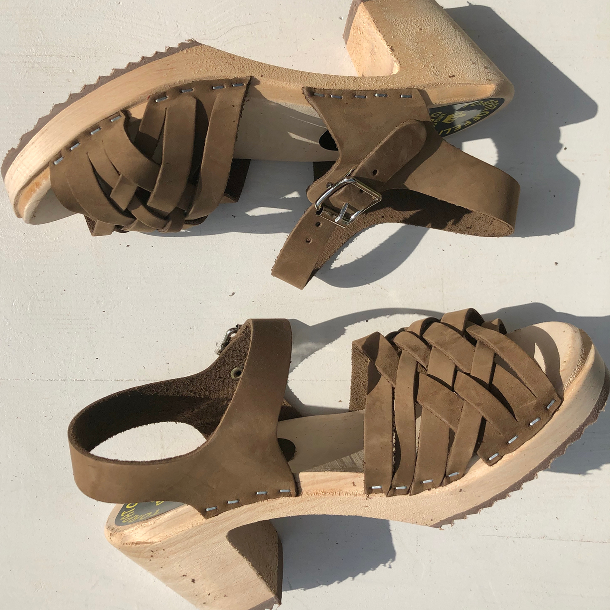 Sandales Suedoises en Semelle Bois Talon Haut et Bas Avec mes sabots sabots suedois sandales suedoises sabot sandale accessoire