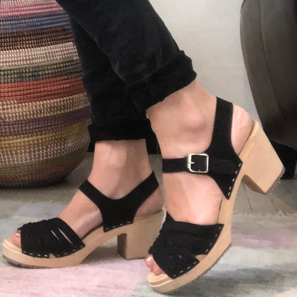 Sandales Suedoises en Semelle Bois Talon Haut et Bas Avec mes sabots sabots suedois sandales suedoises sabot sandale accessoire