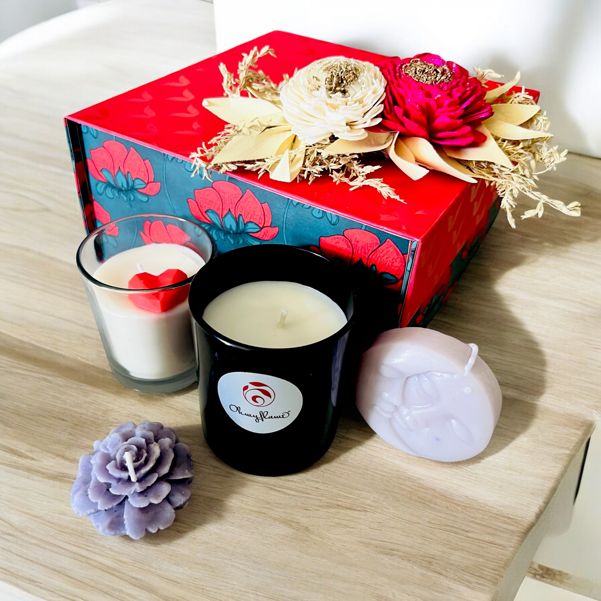 Indulge in the luxury of handcrafted candles from 