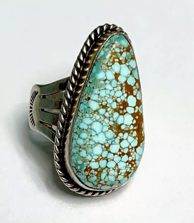 NAVAJO ナバホ Albert.Jake ターコイズシルバーブローチ NAVAJO ナバホ Albert.Jake ターコイズシルバーブローチ レディース