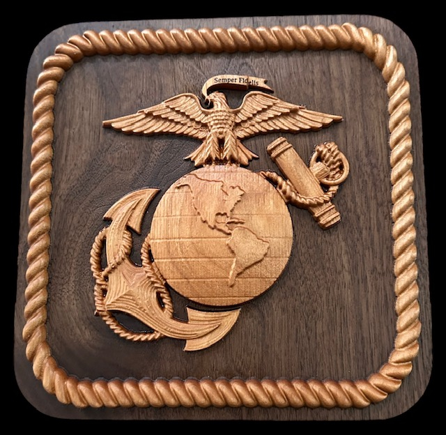 アメリカ MARINE CORPS 海軍 壁掛け インテリア 木製 彫刻 アメリカ MARINE CORPS 海軍 壁掛け インテリア 木製 彫刻